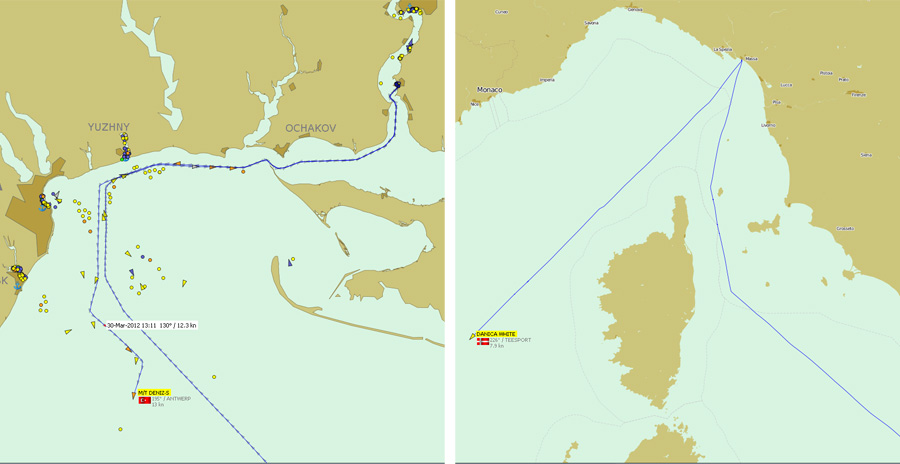 Vessel Movements History